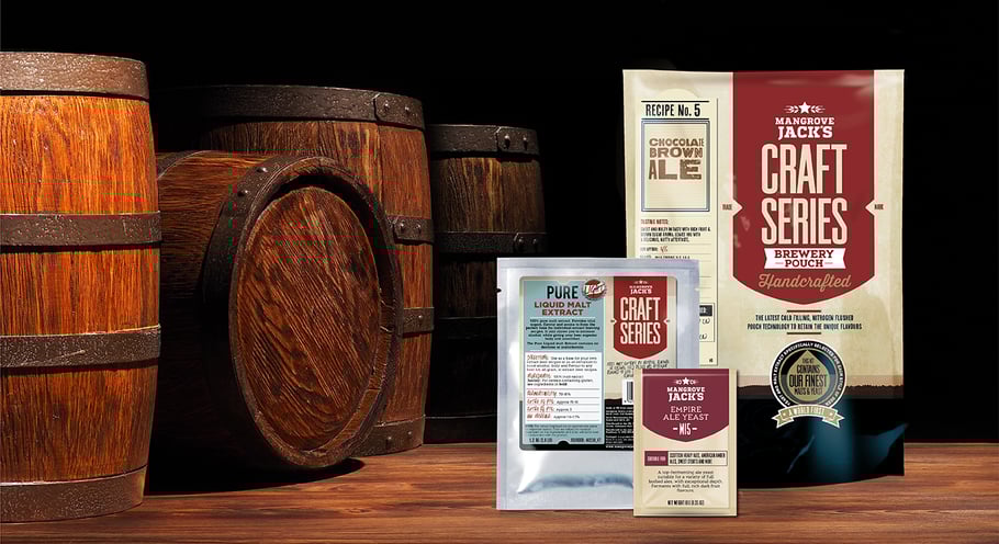Mangrove Jack's Craft Series Pouch with Light Liquid Malt Extract and M15 Yeast